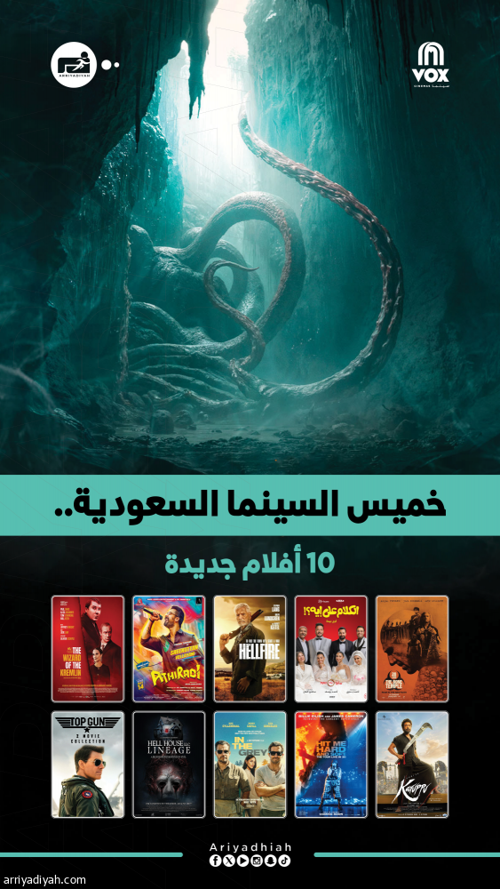 الخميس.. 10 أفلام جديدة في السينما السعودية