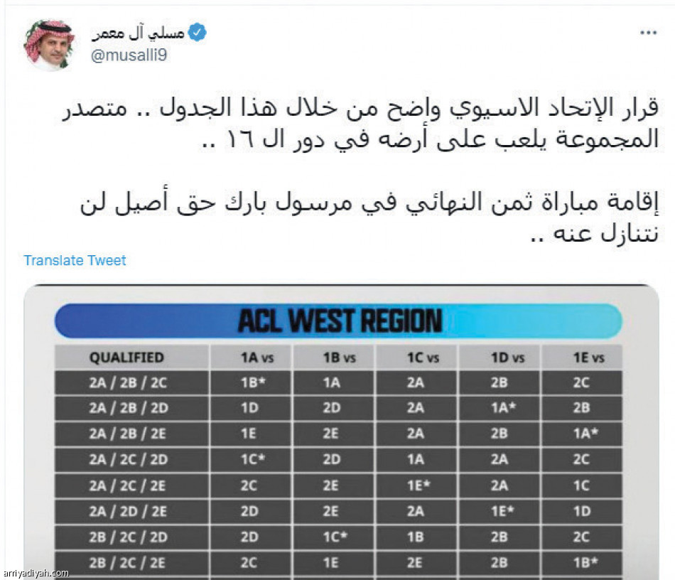 «مرسول بارك»
يحرك الطائر الأزرق