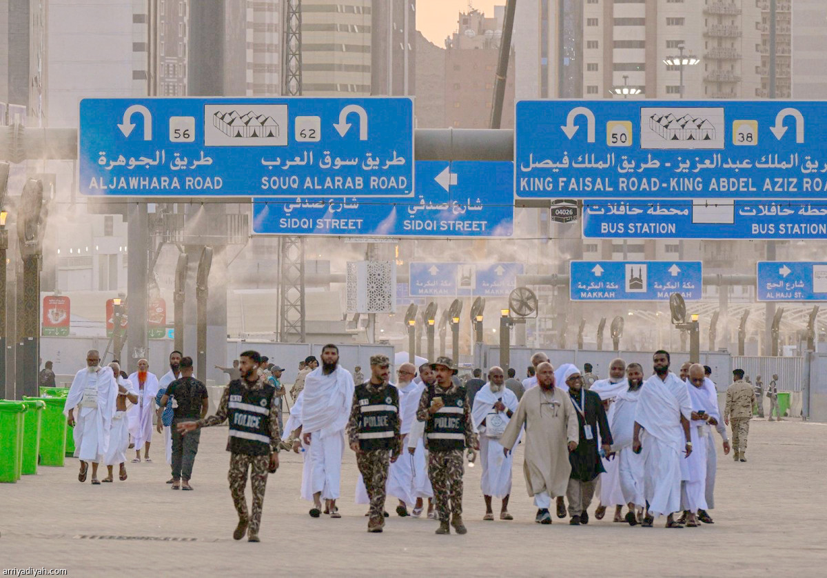 الحجاج في منى