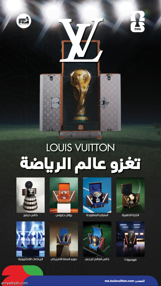 المرة الخامسة.. «لوي فيتون» تنقل كأس العالم إلى نيويورك