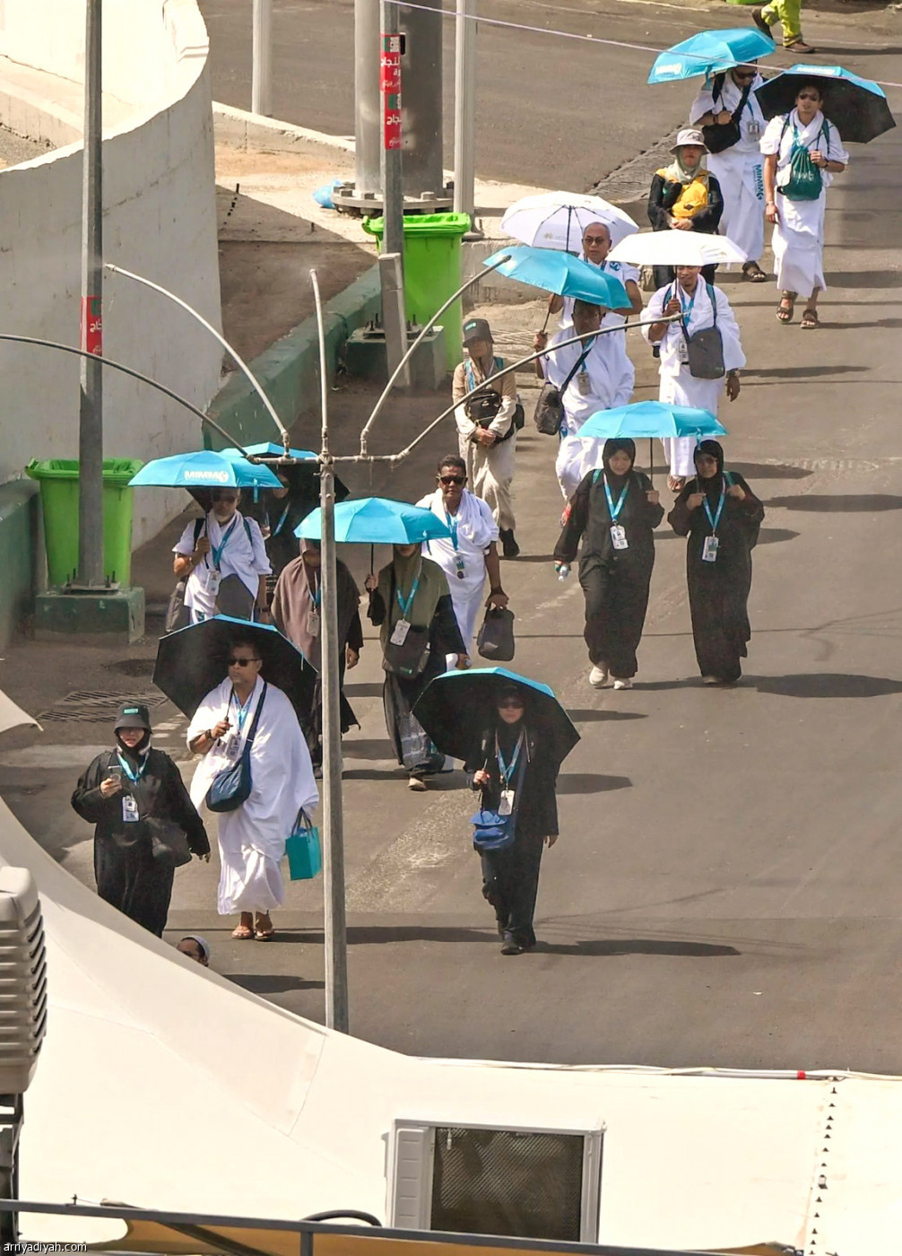 الحجاج في منى